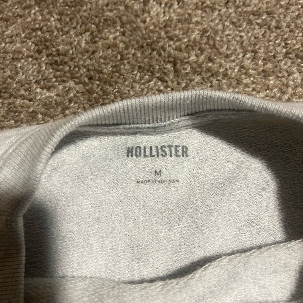 Gray Star Pattern Sweater - image 3